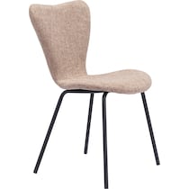 linea light brown dining chair   