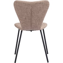 linea light brown dining chair   