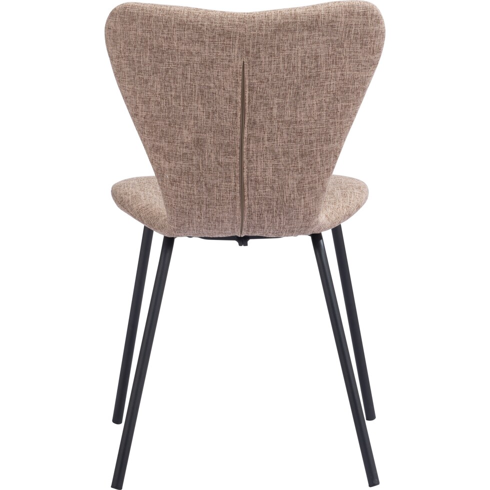 linea light brown dining chair   