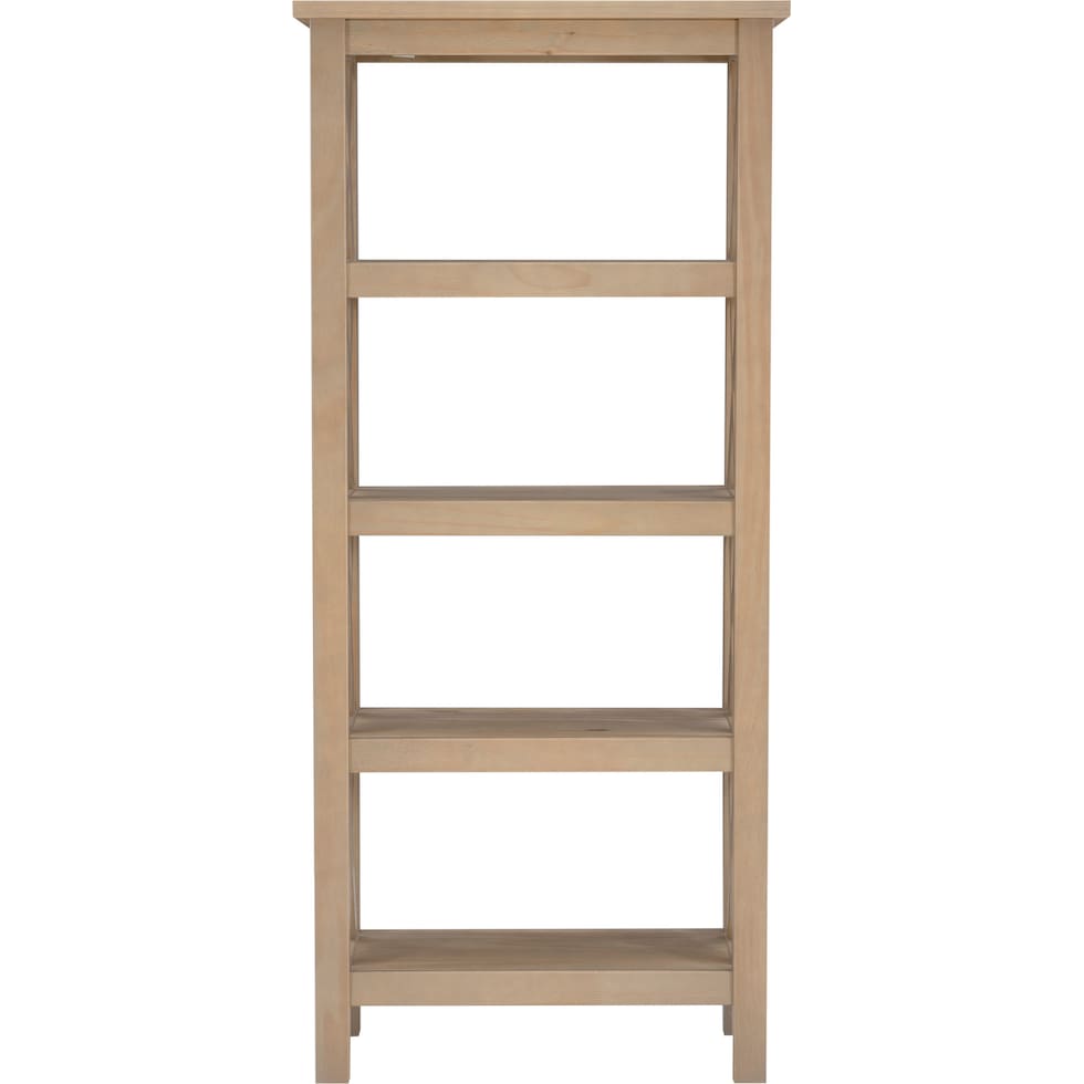 linna light brown bookcase   