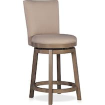 linna light brown counter height stool   