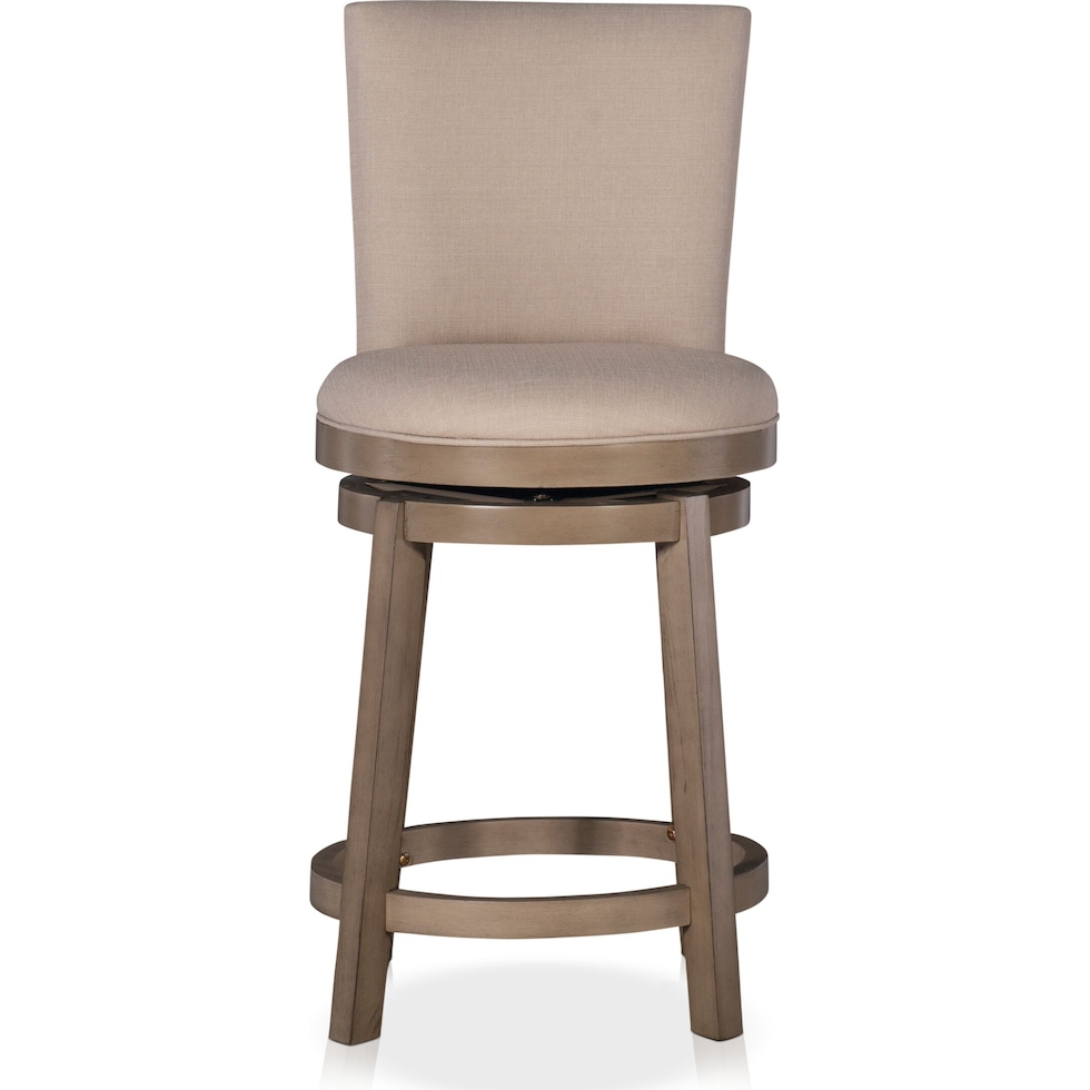 linna light brown counter height stool   