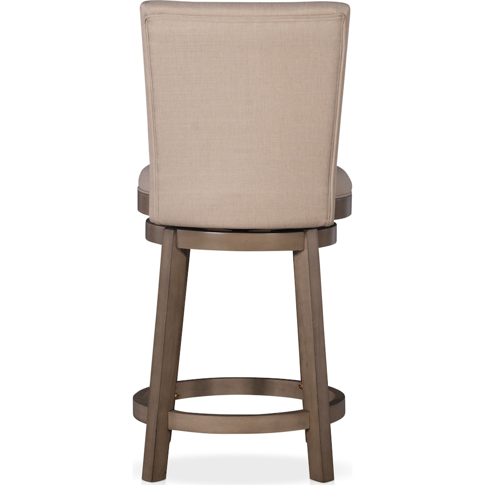 linna light brown counter height stool   