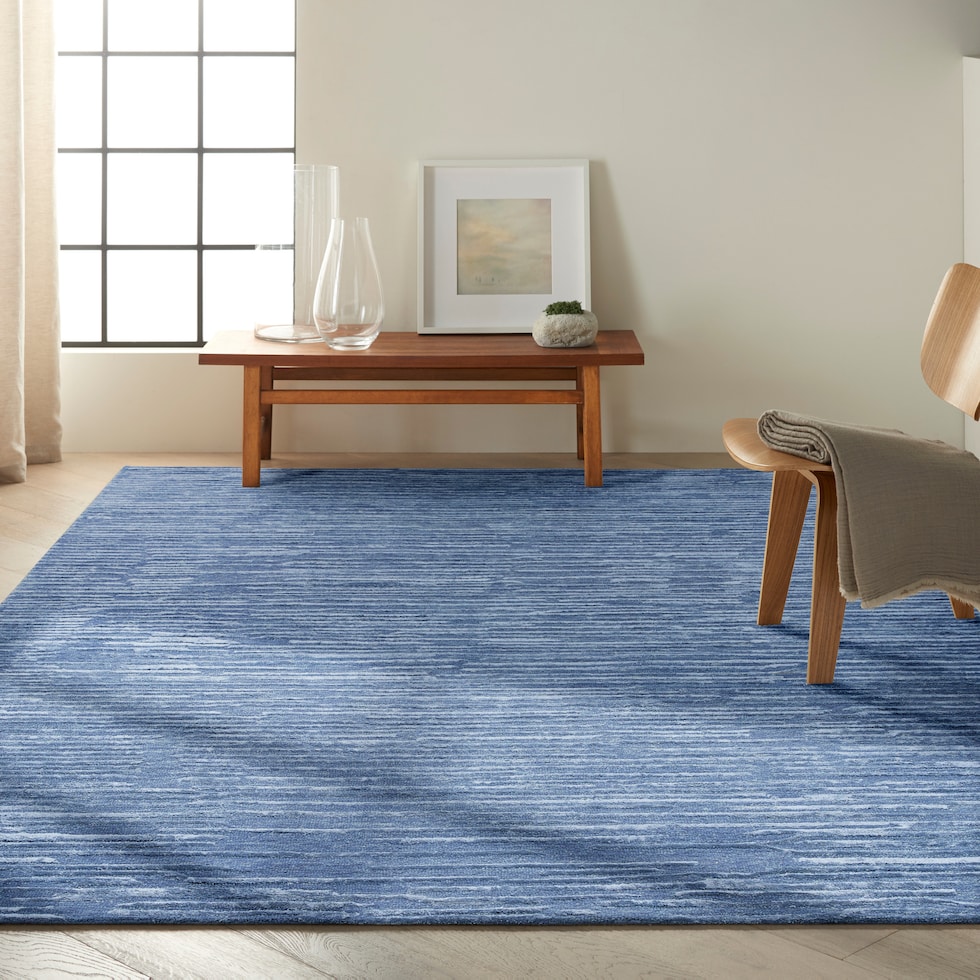 linnea blue area rug  x    