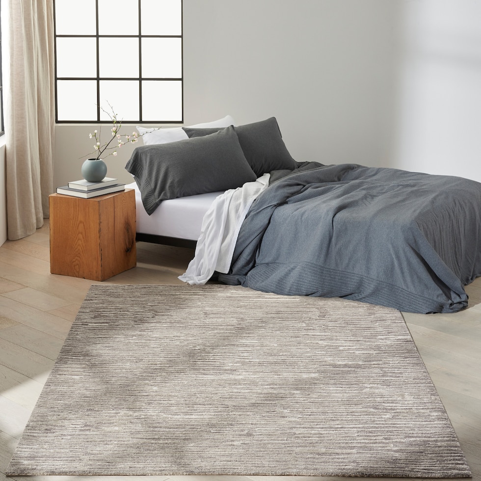 linnea gray area rug  x    