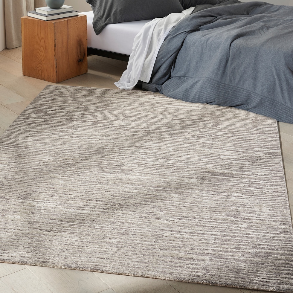 linnea gray area rug  x    