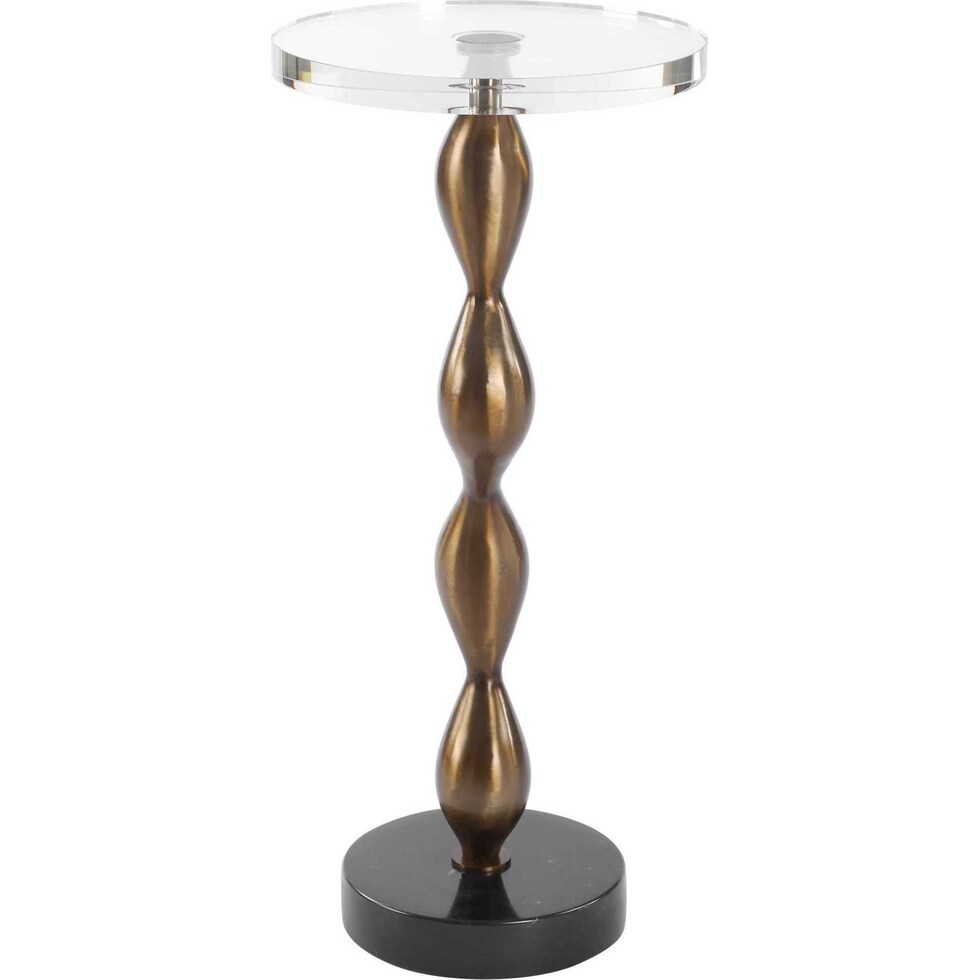 lino dark brown drink table   