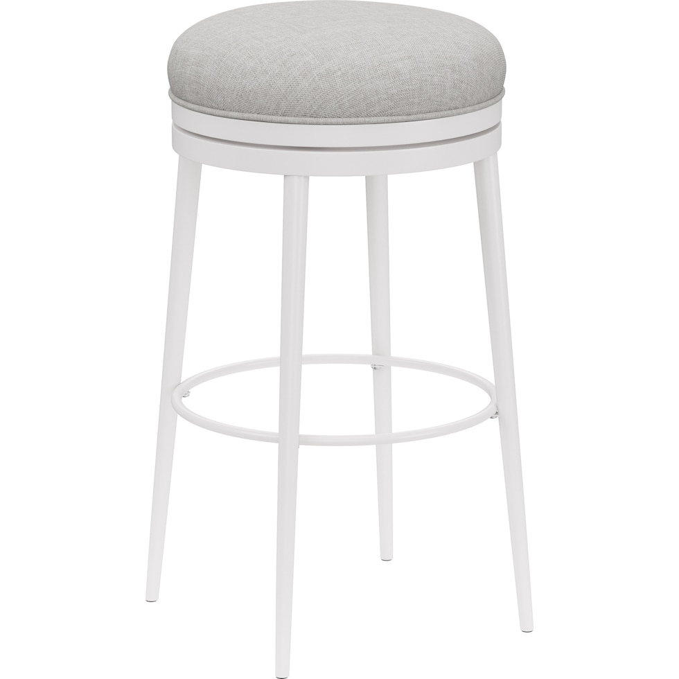 linus white counter height stool   