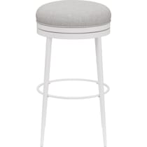 linus white counter height stool   