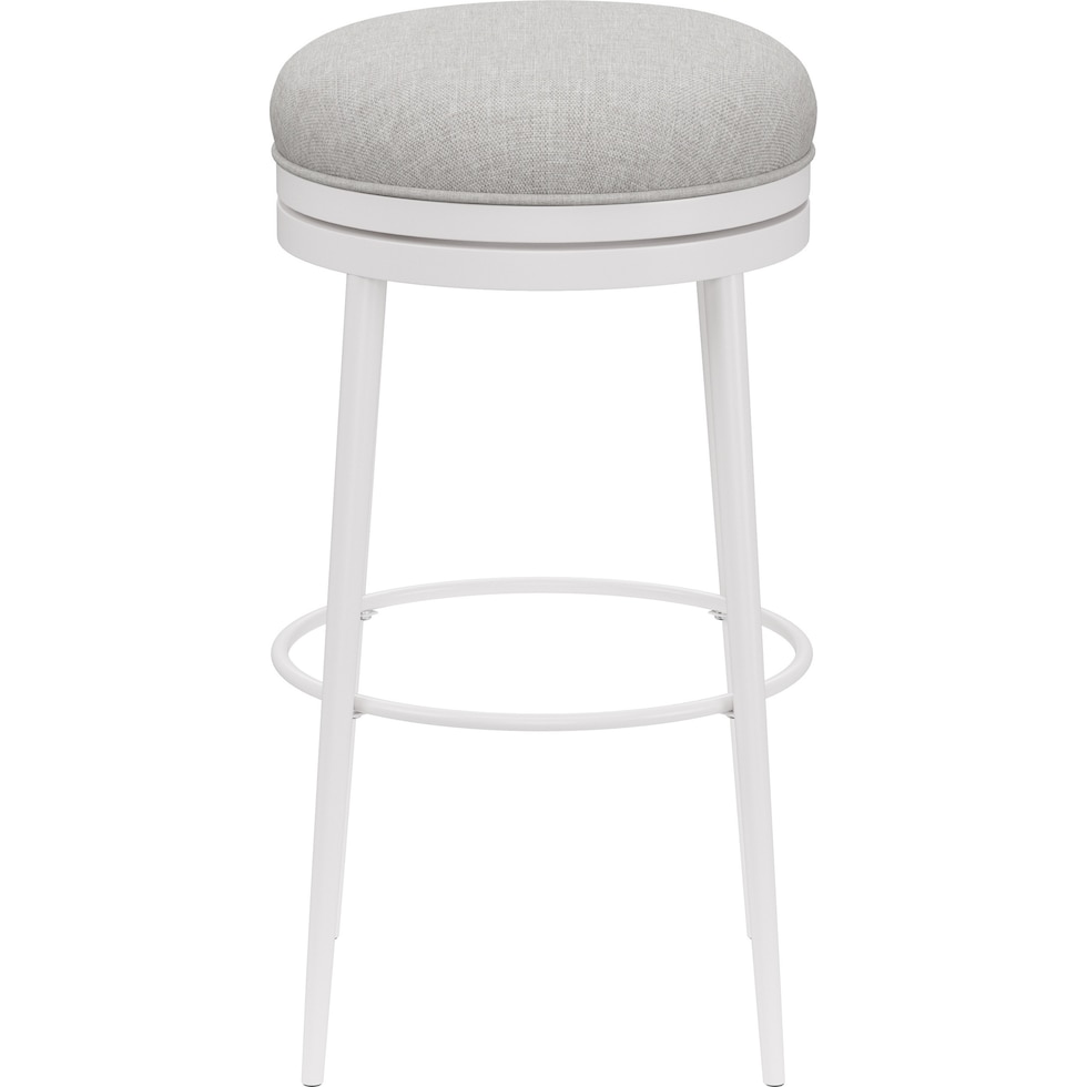 linus white counter height stool   