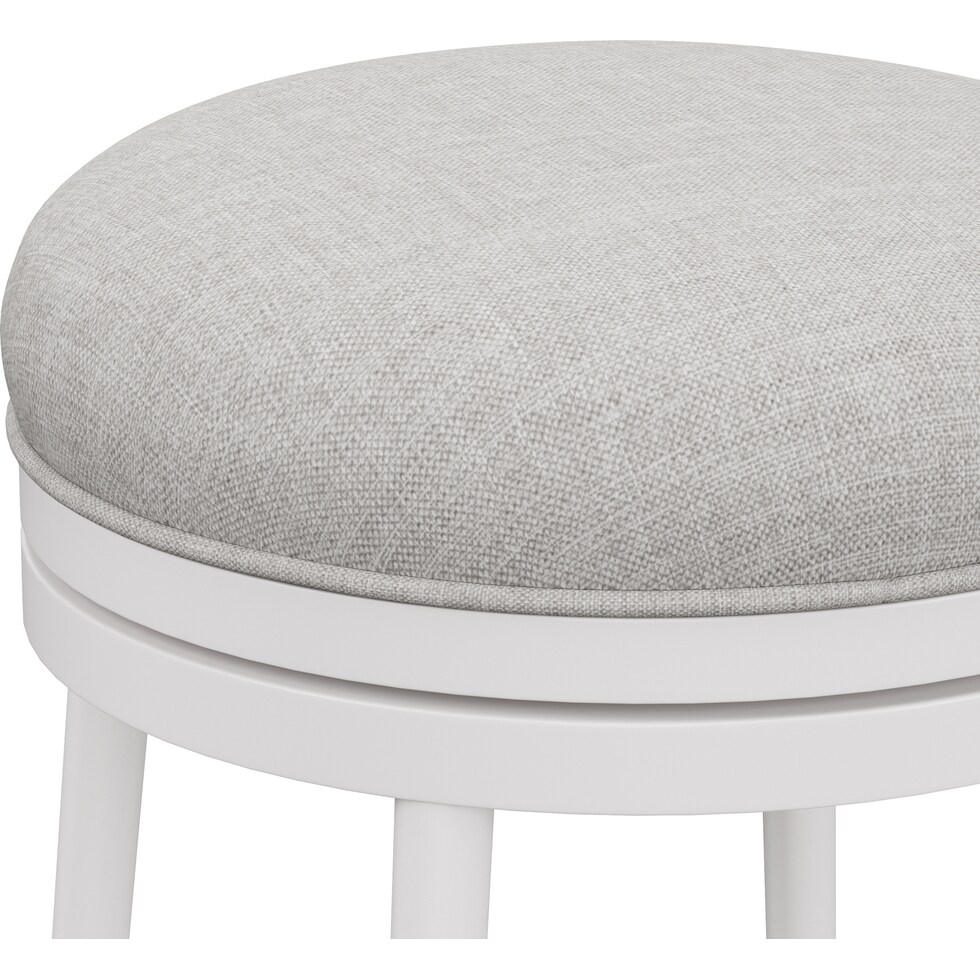linus white counter height stool   