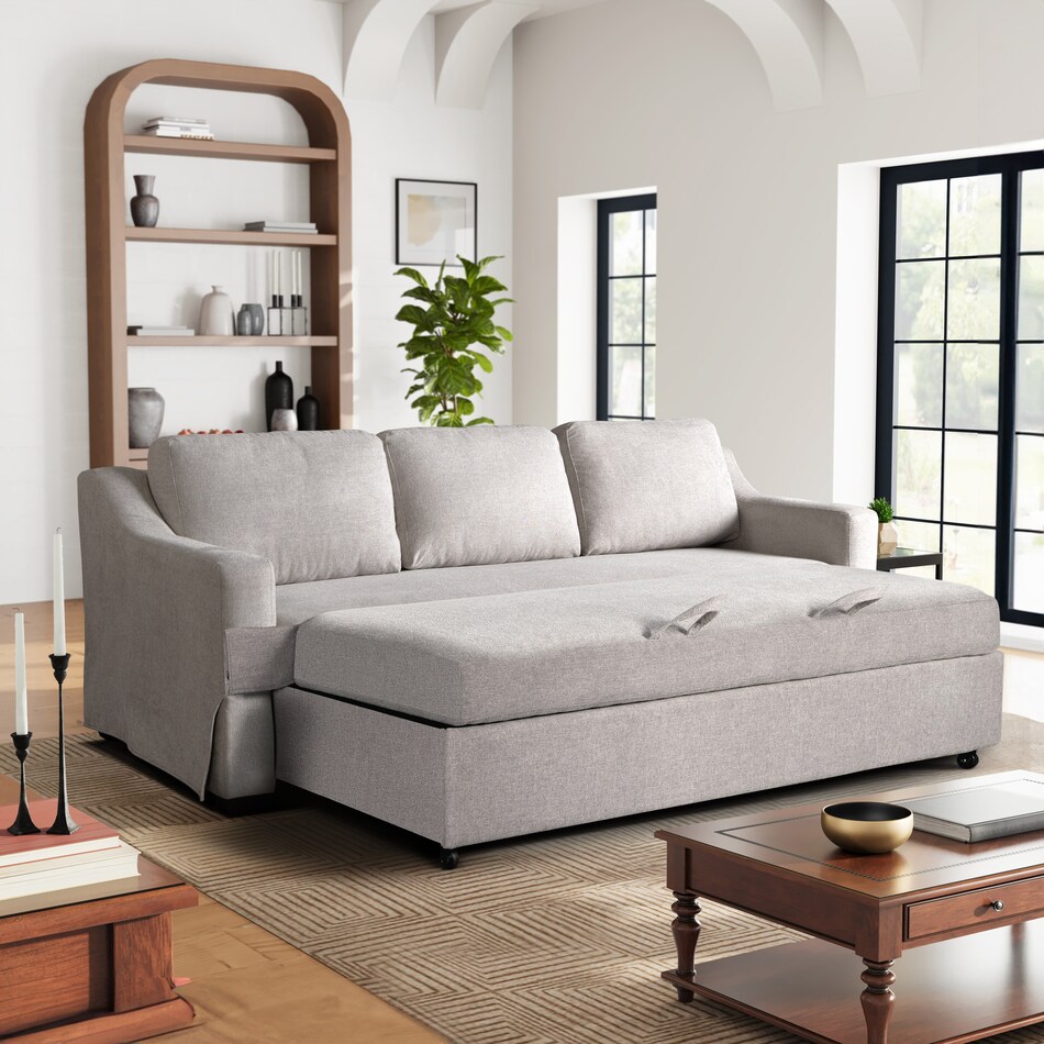 Serta Linwood Full Convertible Sofa Bed | Value City Furniture