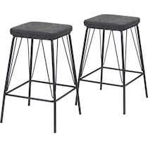 linz black counter height stool   