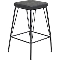 linz black counter height stool   