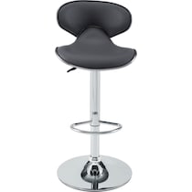 liv gray bar stool   