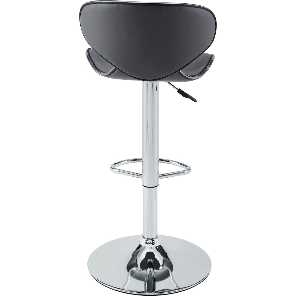 liv gray bar stool   