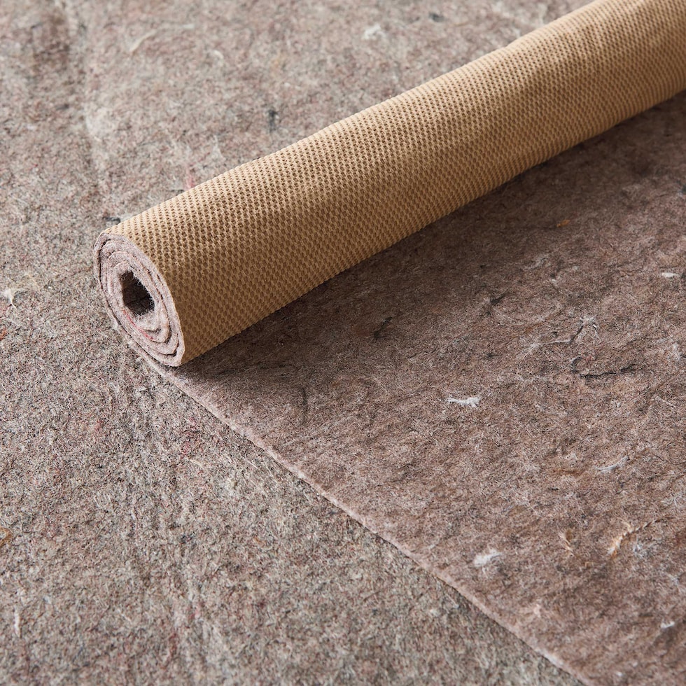 lock light brown rug pad   