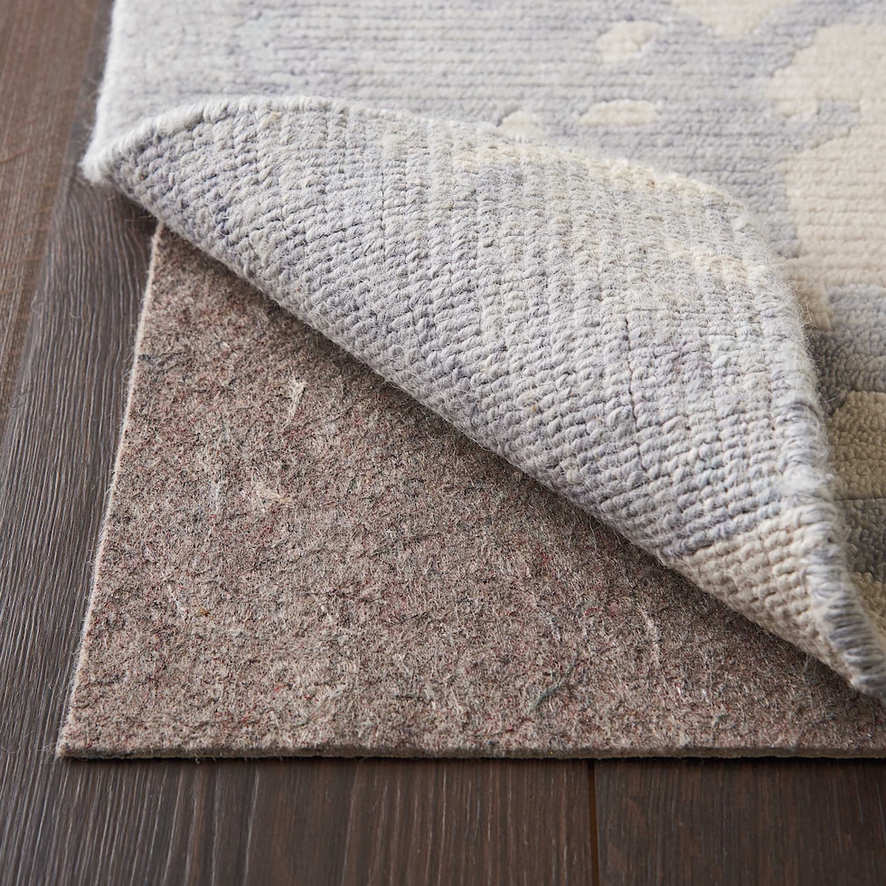 lock light brown rug pad   