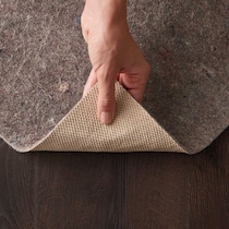 lock light brown rug pad   