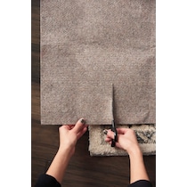 lock light brown rug pad   