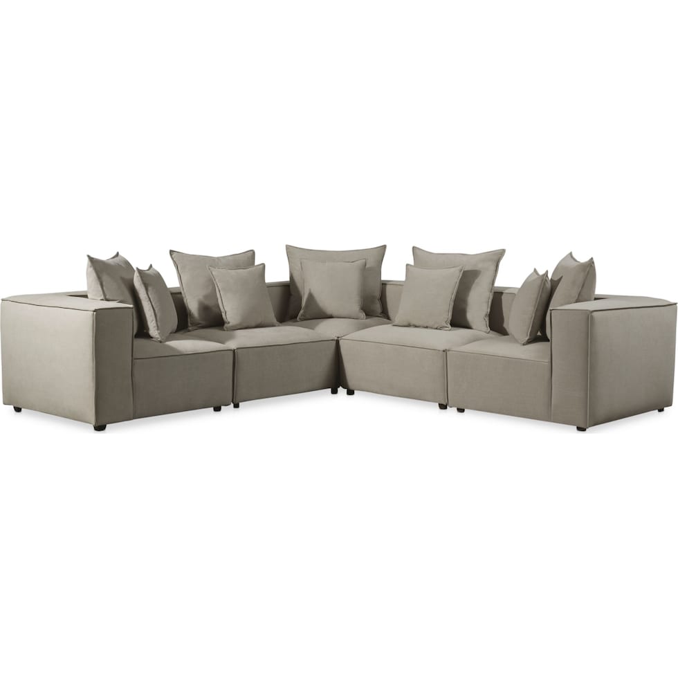 logan gray  pc sectional   