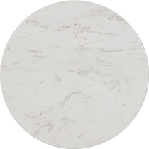 lohan white accent table   