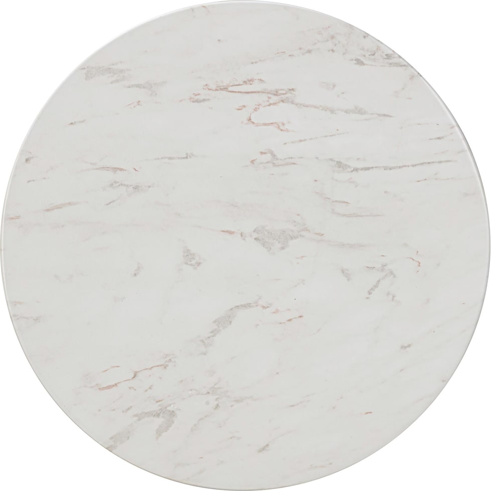 lohan white accent table   