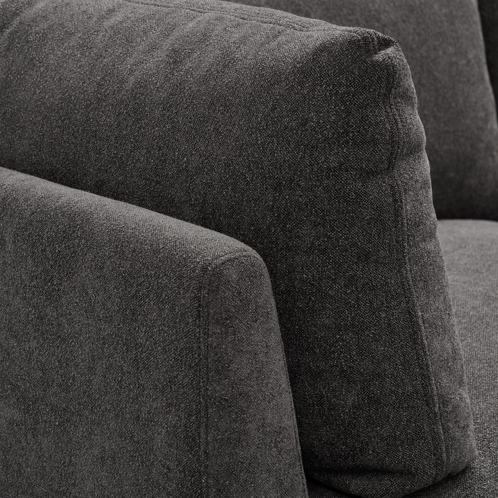 lola gray corner chair   