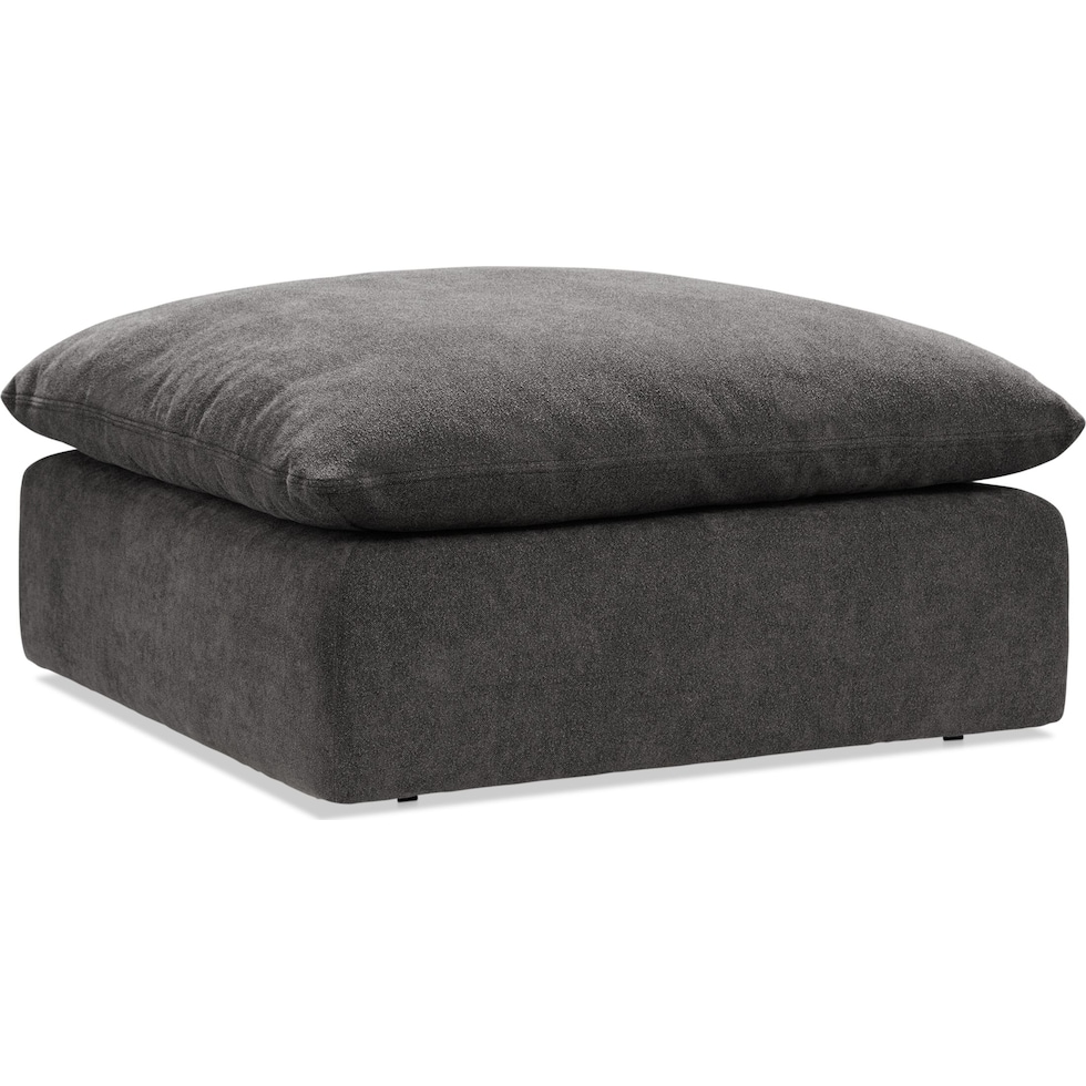 lola gray ottoman   