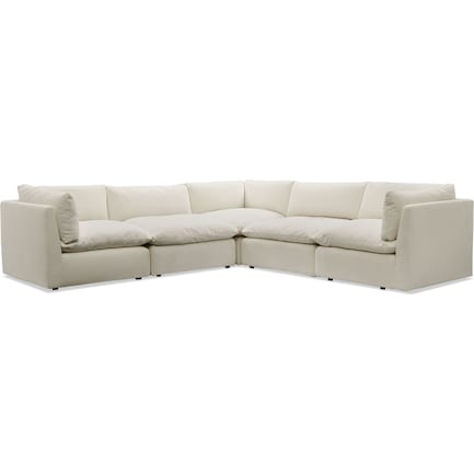 Lola 5-Piece Sectional - Ivory