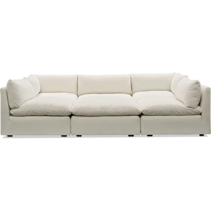 Lola 6-Piece Pit Sectional - Ivory