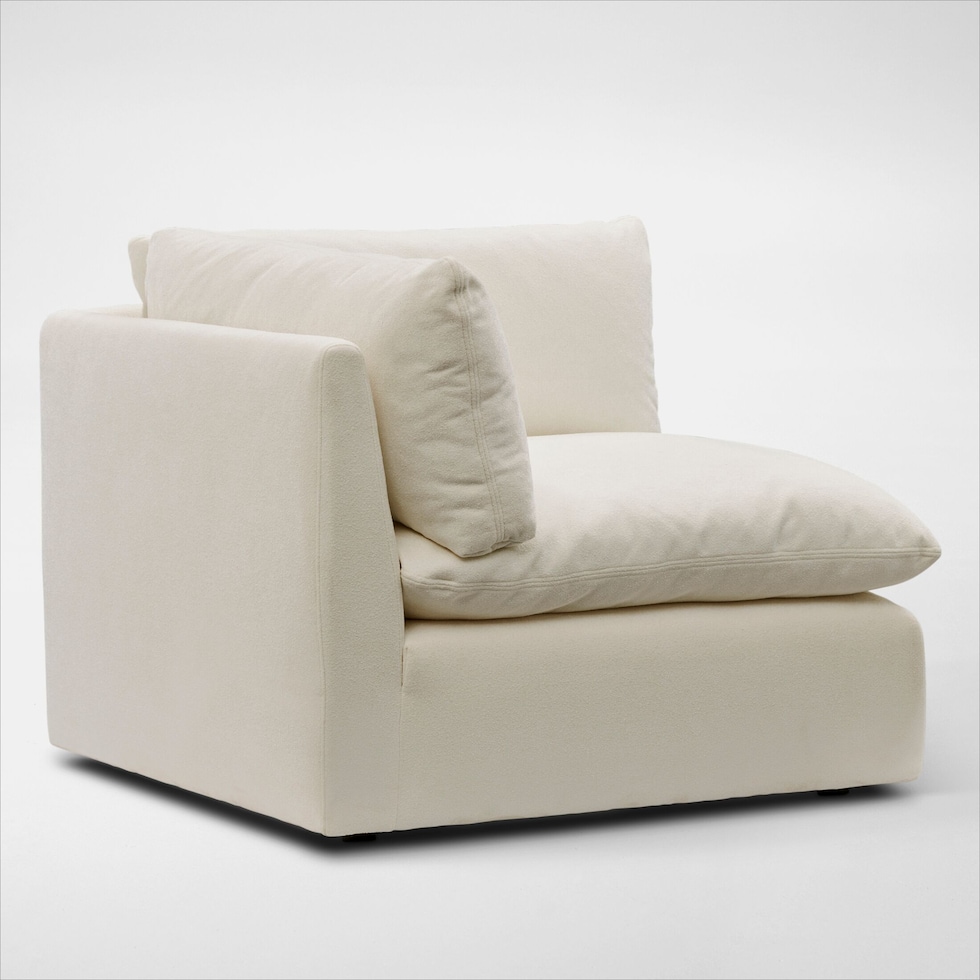 lola white corner chair web   