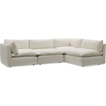 lola white sectional   