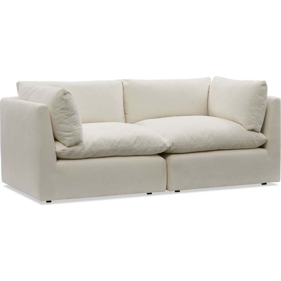 lola white sofa   