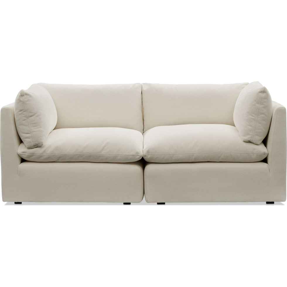 lola white sofa   