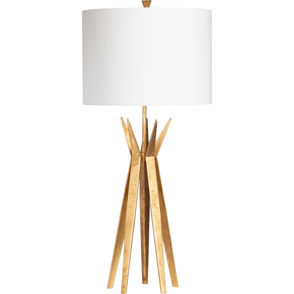 london gold table lamp   