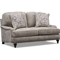 london gray loveseat   