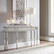 londyn mirrored console table   