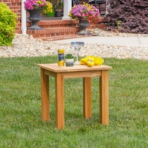 long beach light brown outdoor side table   