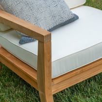 long beach natural antique white outdoor chair   
