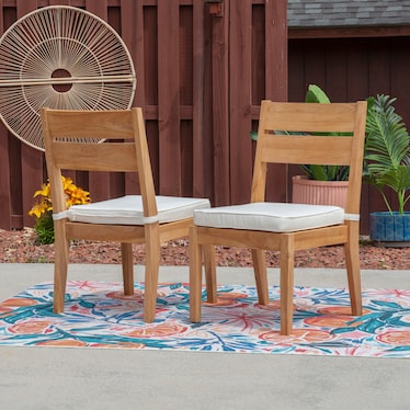 Long Beach Set of 2 Outdoor Dining Chairs