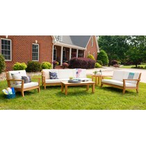 long beach natural antique white outdoor sofa   