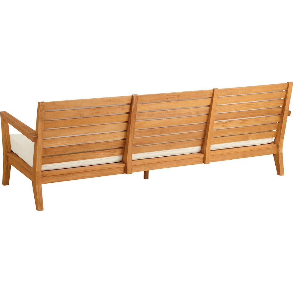 long beach natural antique white outdoor sofa   