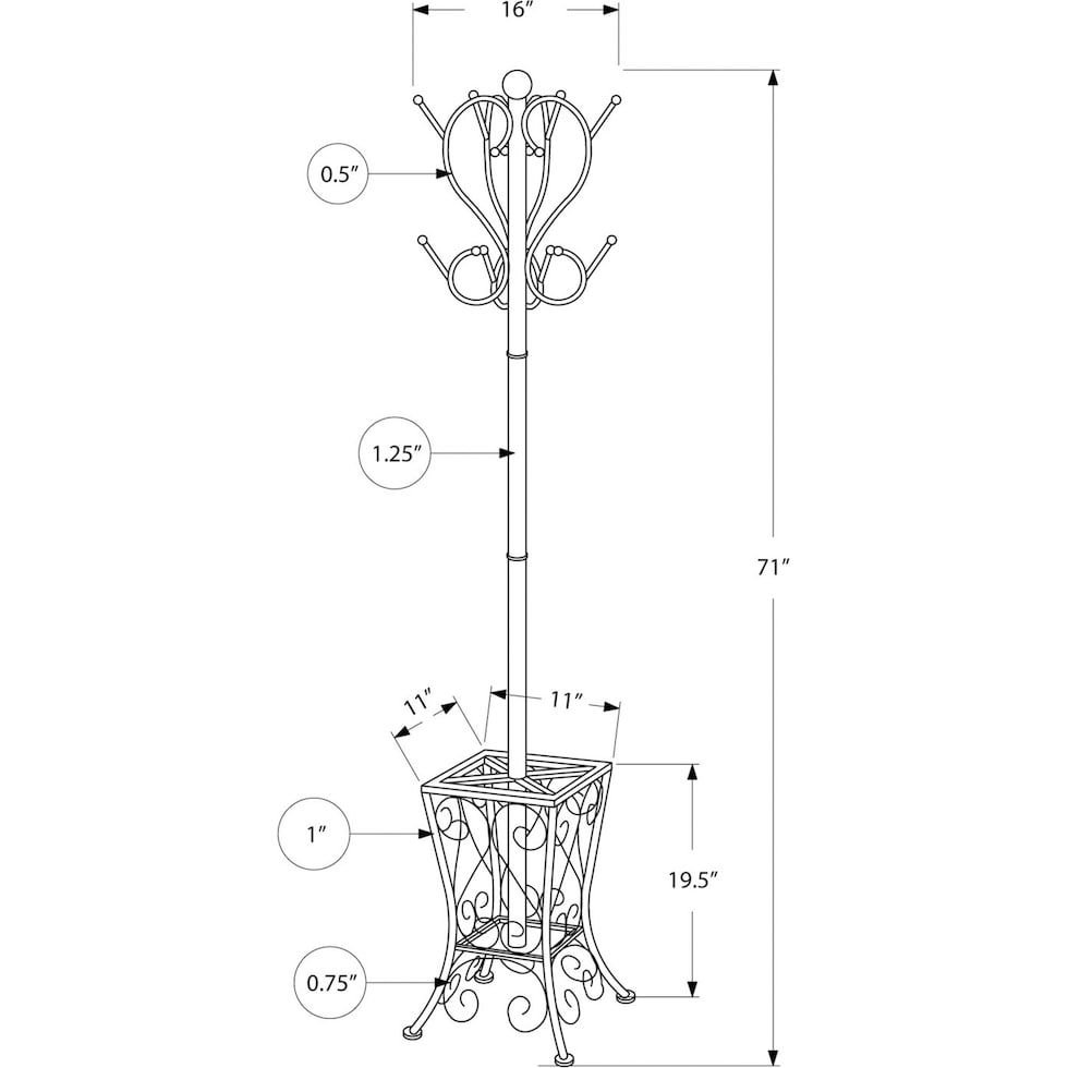 loomis dimension schematic   