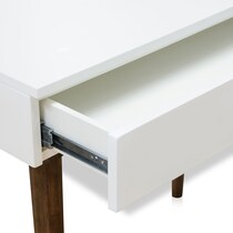 lorain white desk   
