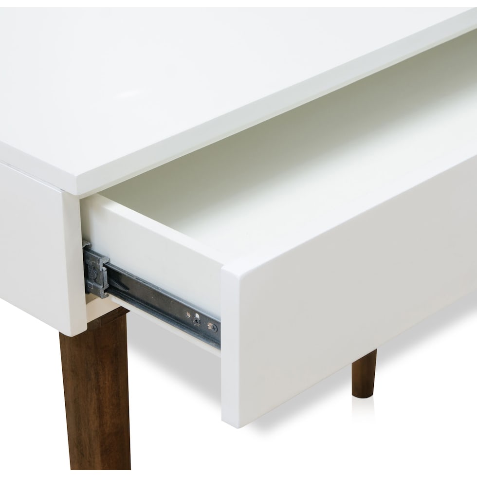 lorain white desk   