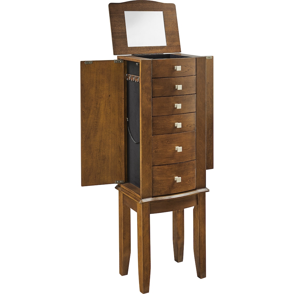 lorden dark brown armoire   