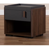 loreda gray nightstand   