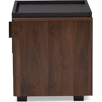 loreda gray nightstand   