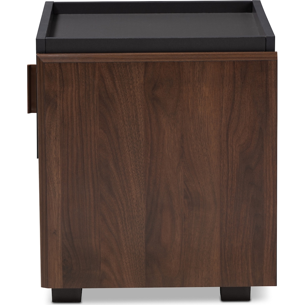 loreda gray nightstand   